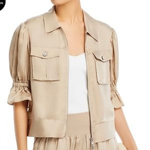 Cinq à Sept Holly Ruffle Sleeve Jacket - XS